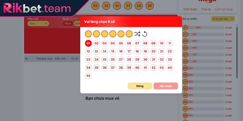 Lô Đề Mega365 Loại Hình Xổ Số Không Thể Bỏ Qua Tại RIKBET 2 Cược Mega365 theo dãy số cố định
